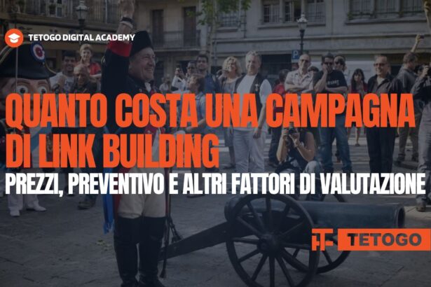 Costi di una campagna di link building e servizi inclusi nel preventivo di Tetogo